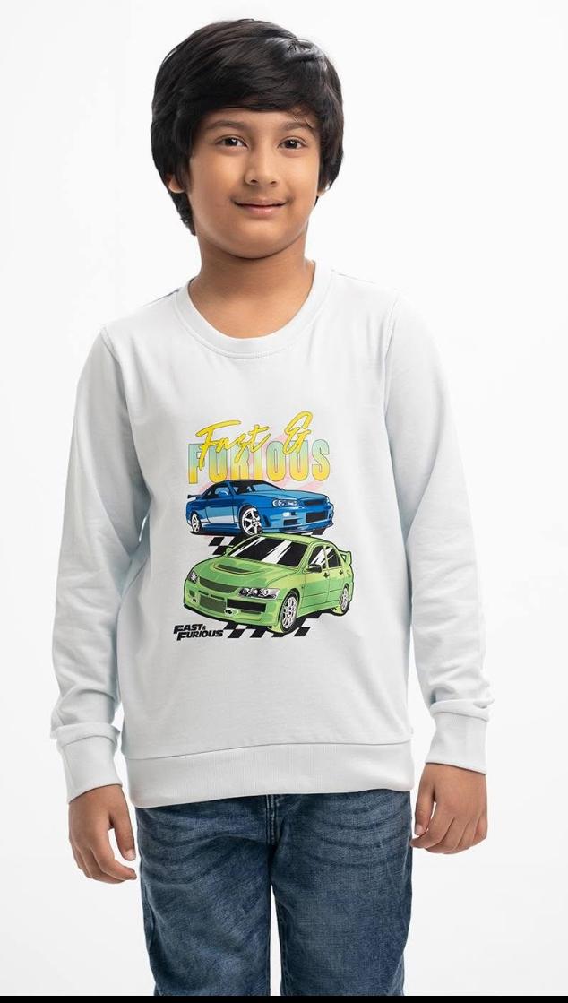 Fast & Furious JDM Cars Kids' Sweatshirt